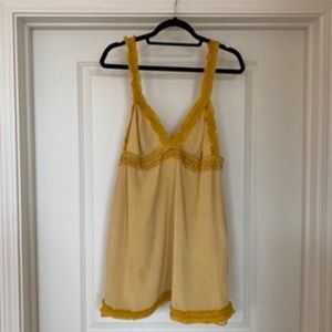 Striped Fringe Vestique Dress